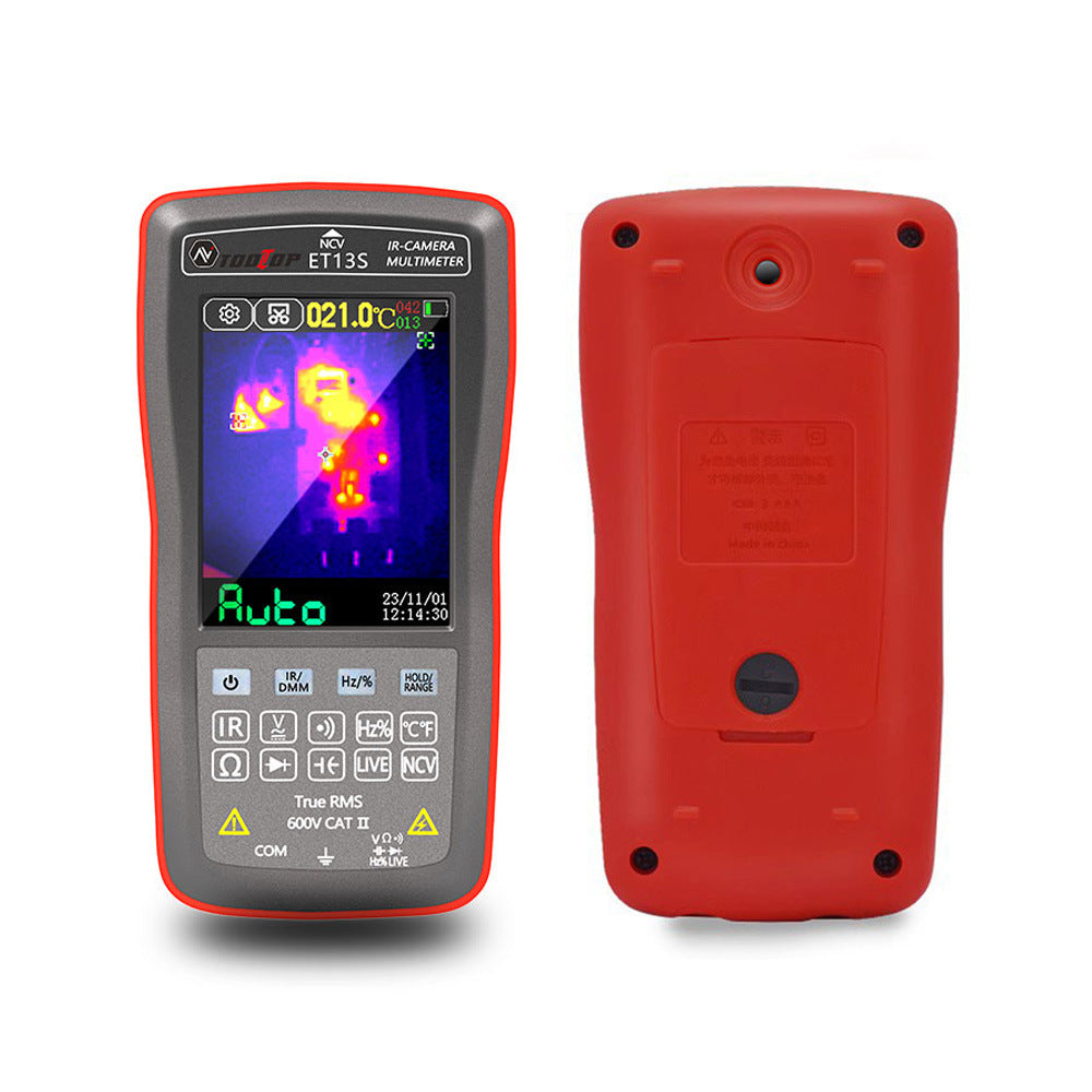 
                  
                    2 in 1 thermal imaging and multimeter unit with 2.8-inch screen, resistive touch, and type-C USB interface.
                  
                