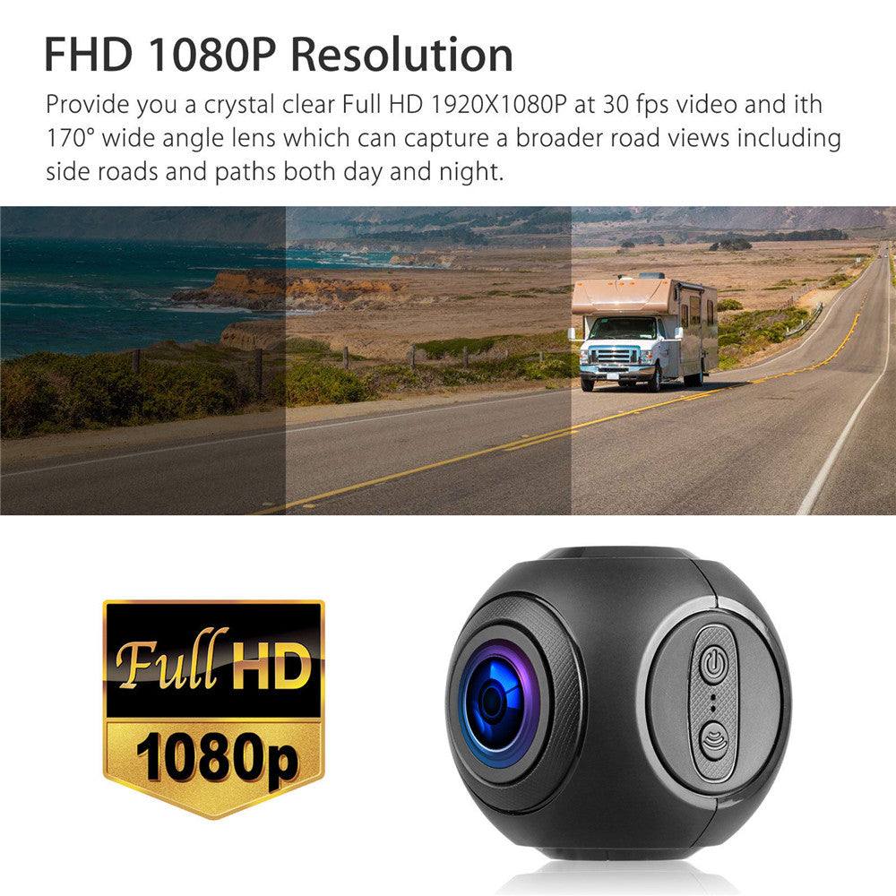 
                  
                    Mini WiFi 1080P GPS night vision dash cam with full HD resolution and wide-angle lens.
                  
                