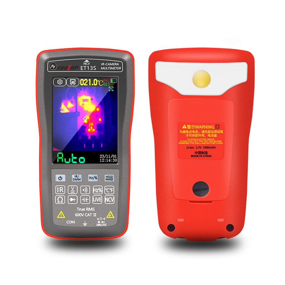 
                  
                    2 in 1 thermal imaging and multimeter unit with 2.8-inch display and resistive touchscreen.
                  
                