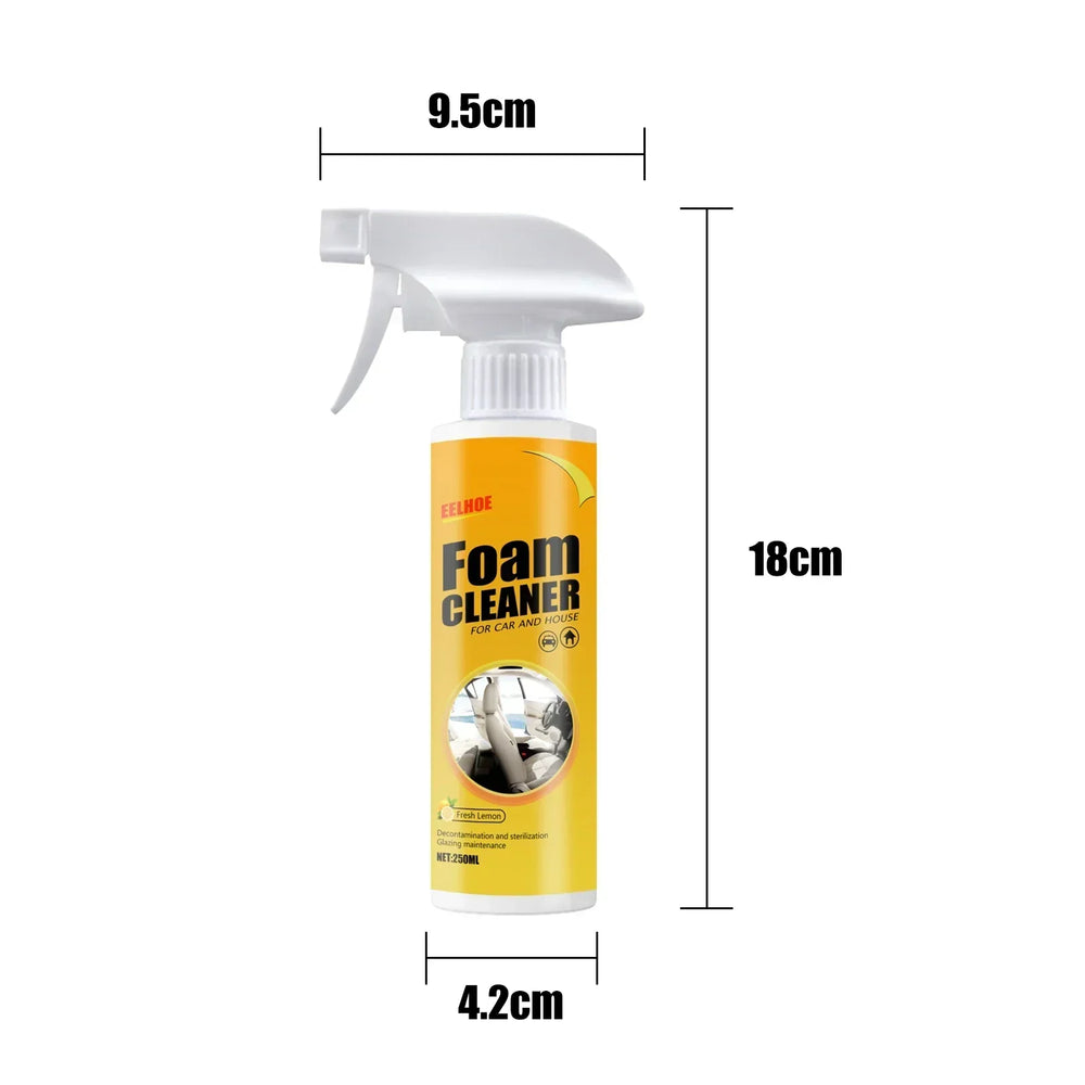 
                  
                    Car interior foam cleaner 250ml bottle with trigger spray.
                  
                