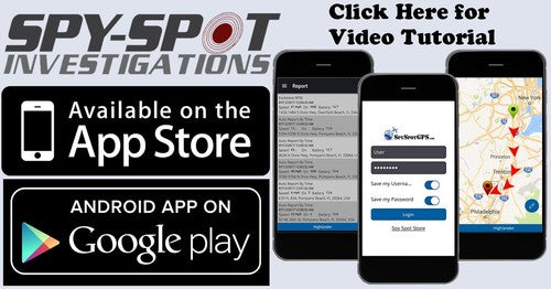 
                  
                    SpySpot 4G GPS Vehicle Tracker app tutorial available on App Store and Google Play.
                  
                