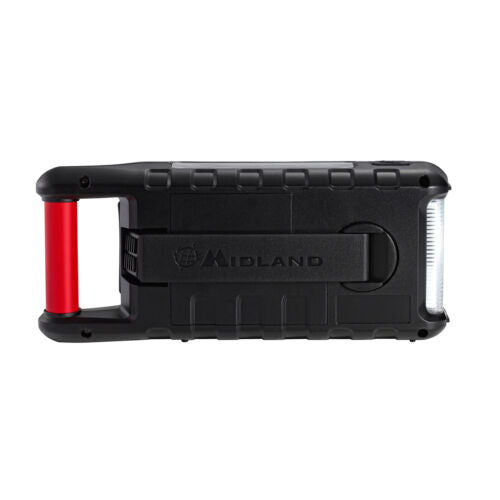 
                  
                    Midland ER310 Emergency Hand Crank Radio with flashlight and multiple power options.
                  
                