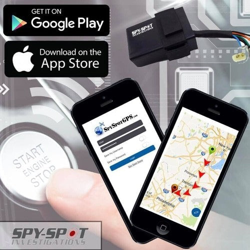 
                  
                    SpySpot GPS Vehicle Tracker with mobile app functionality.
                  
                